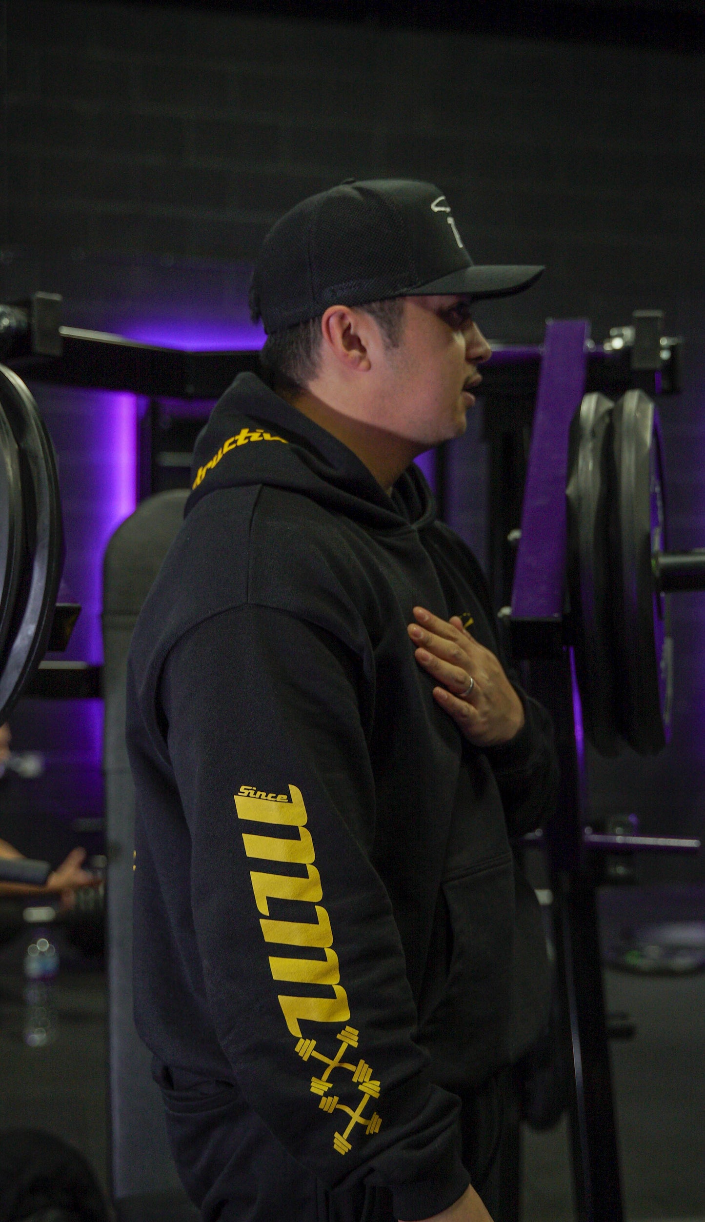 Retro Oversize Hoodie, Black