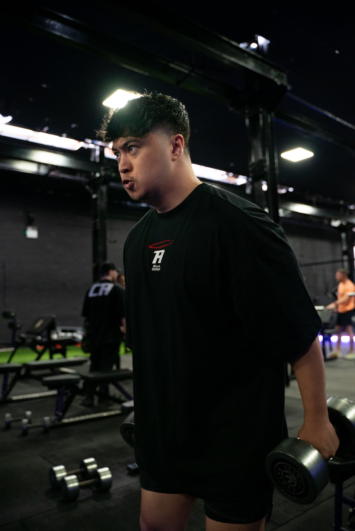 The Follow Up Black Tee