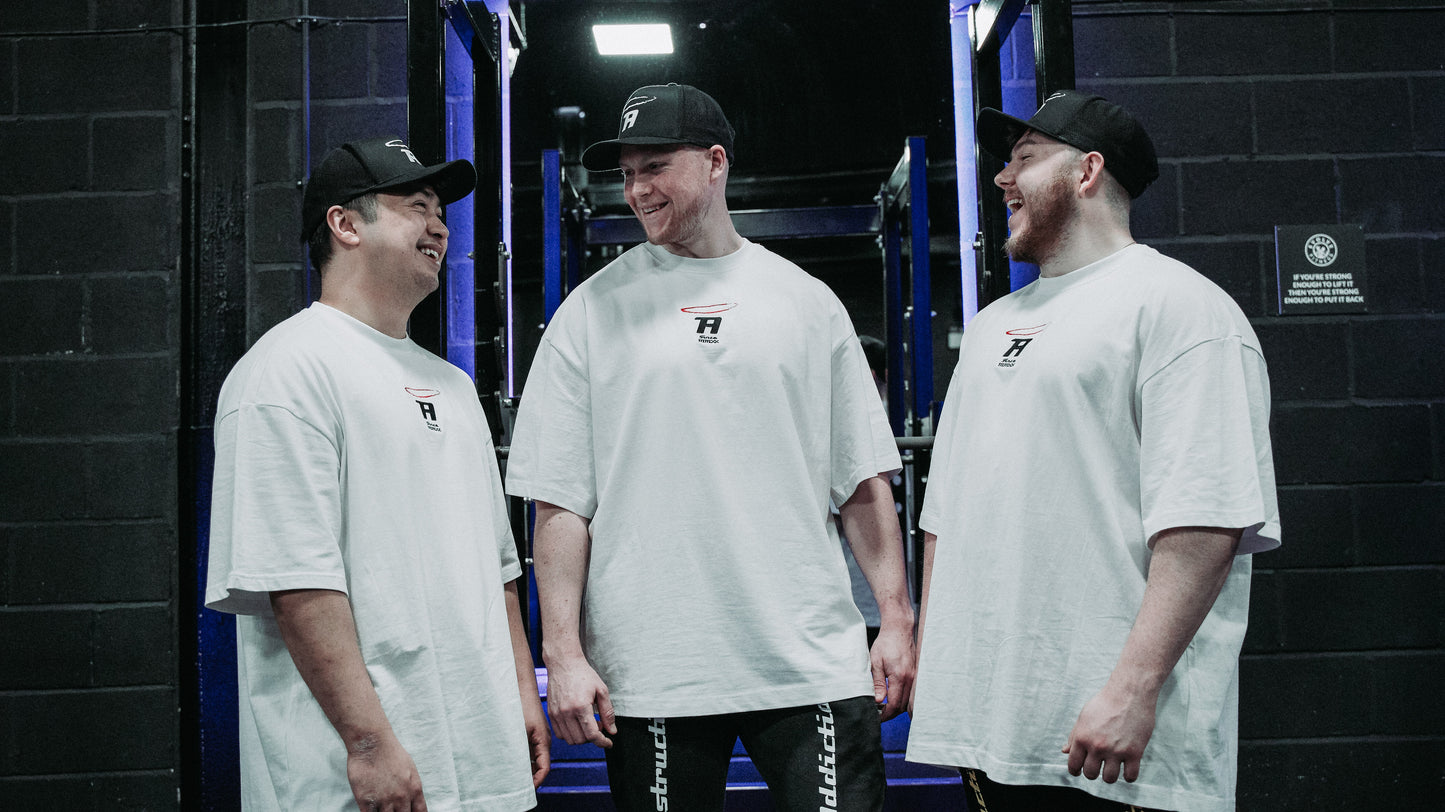 The Follow Up White Oversized Tee