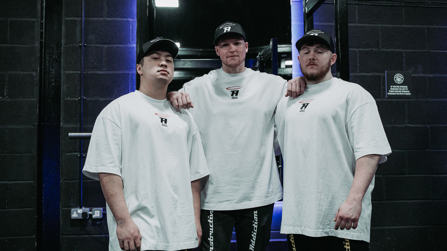 The Follow Up White Oversized Tee