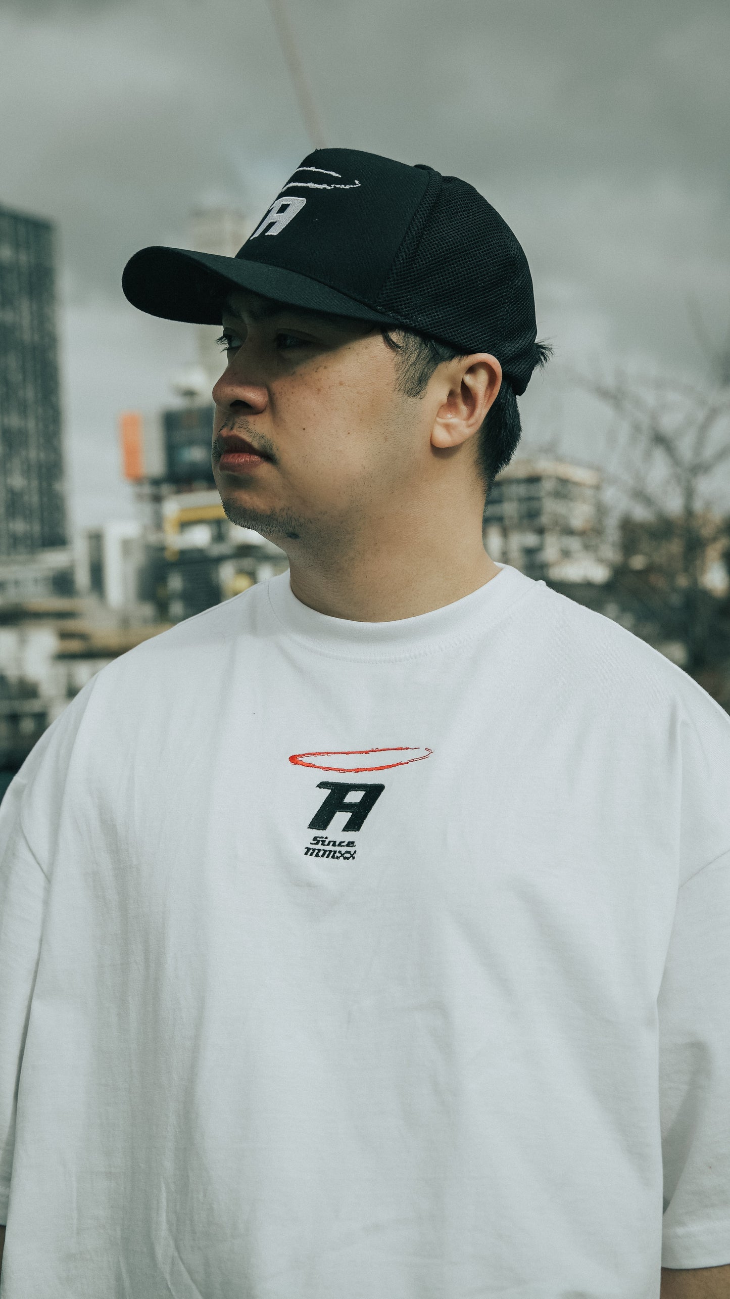The Follow Up White Oversized Tee