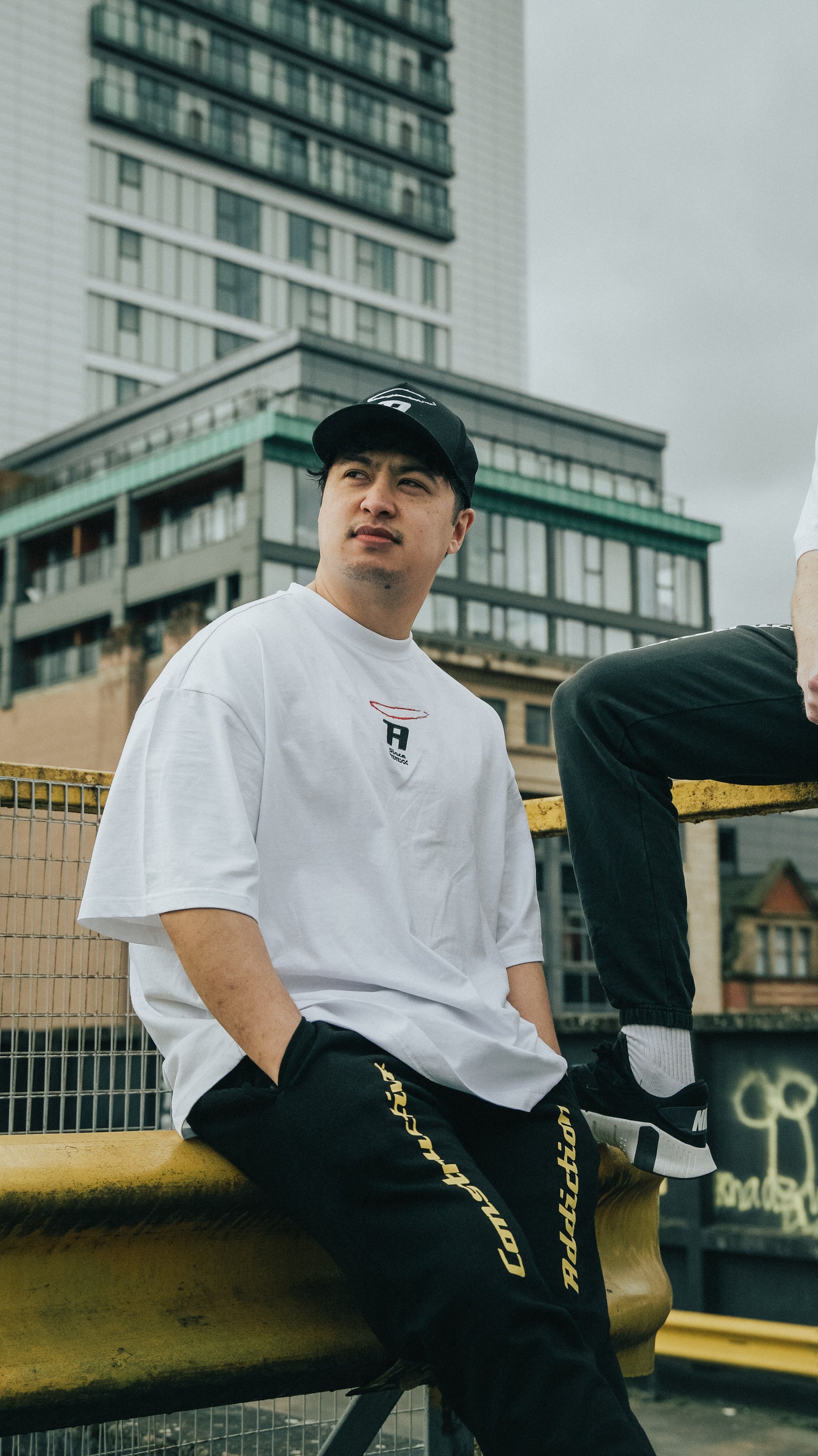 The Follow Up White Oversized Tee