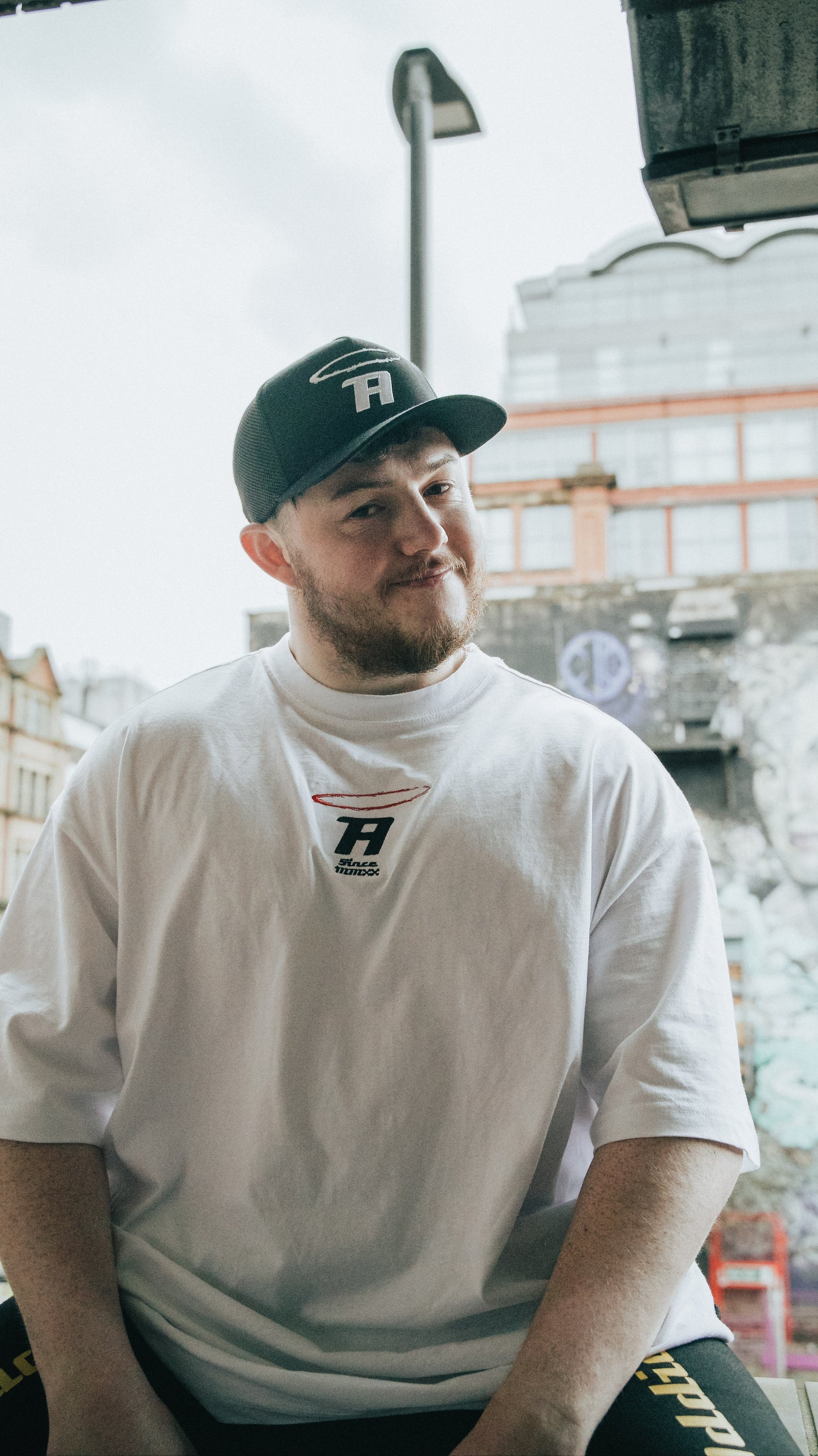 The Follow Up White Oversized Tee