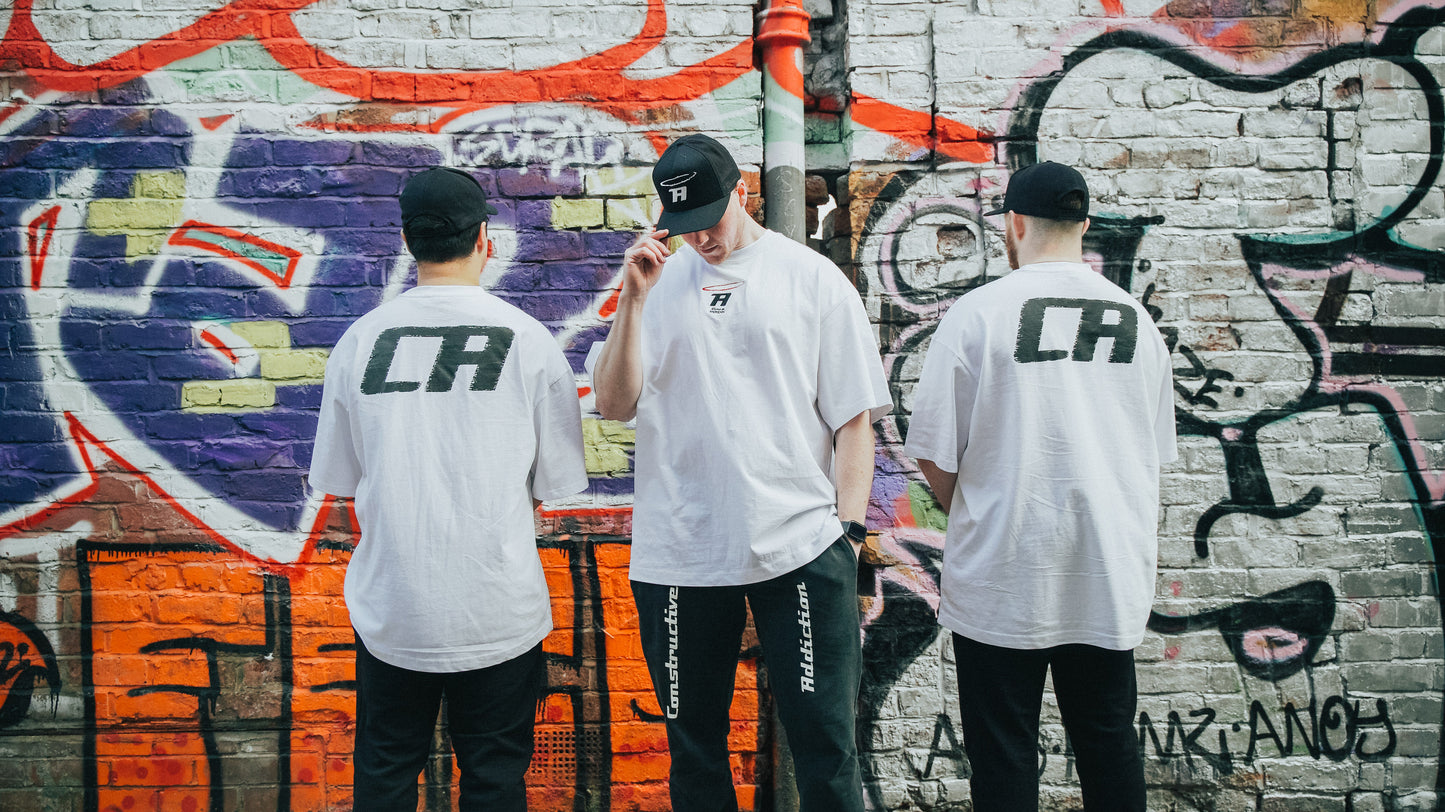 The Follow Up White Oversized Tee