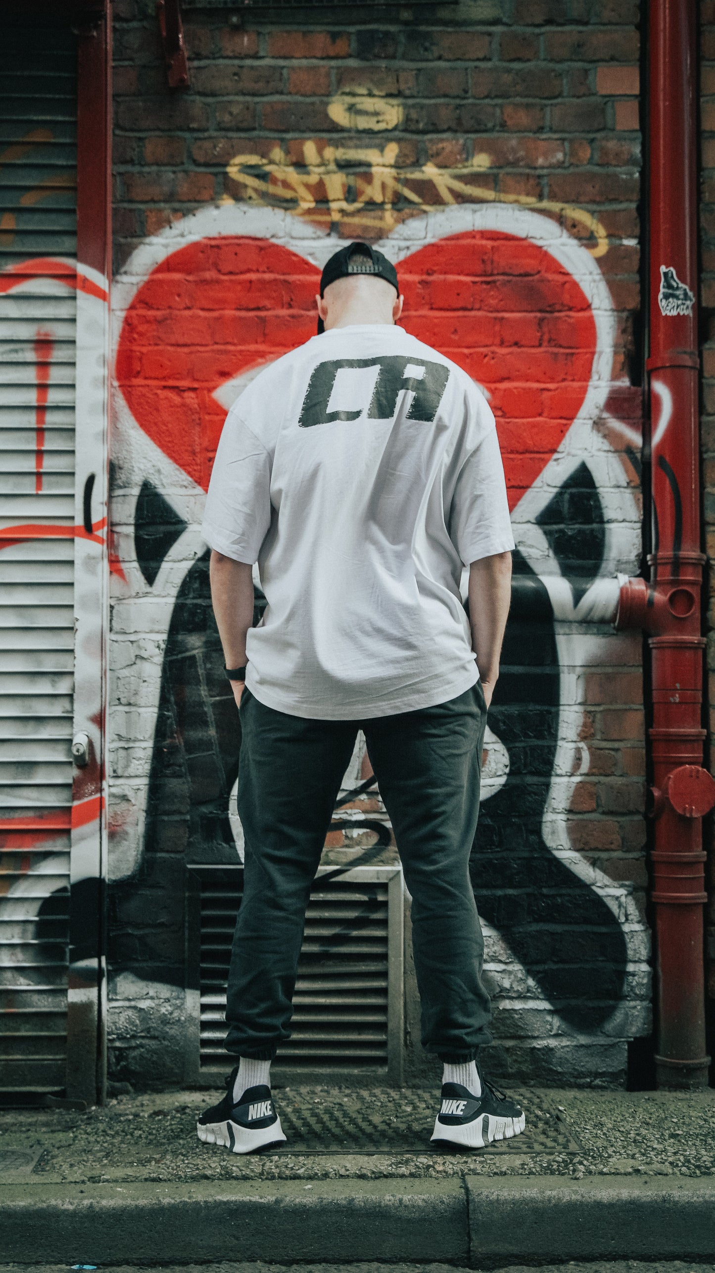 The Follow Up White Oversized Tee